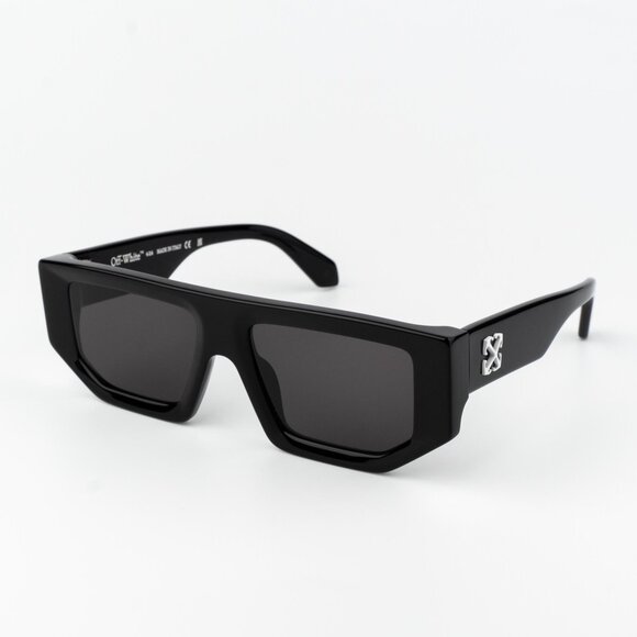 Off-White VANCOUVER Men Sunglasses Black Grey Square OERI13F VANCOUVER 1007 - Picture 3 of 14